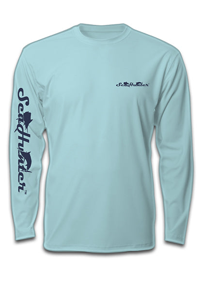 Light Blue Dri-Fit Performance Long Sleeve T-Shirt – Seahunter Apparel