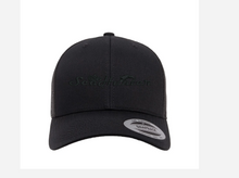 Load image into Gallery viewer, Black on Black SeaHunter Trucker Hat
