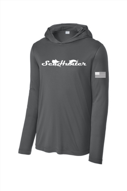 Gray SeaHunter Drifit Hoodie