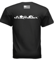 Load image into Gallery viewer, Black SeaHunter Cotton Short Sleeve
