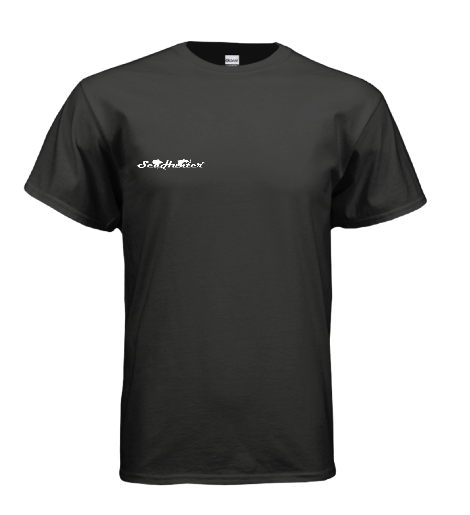 Black SeaHunter Cotton Short Sleeve