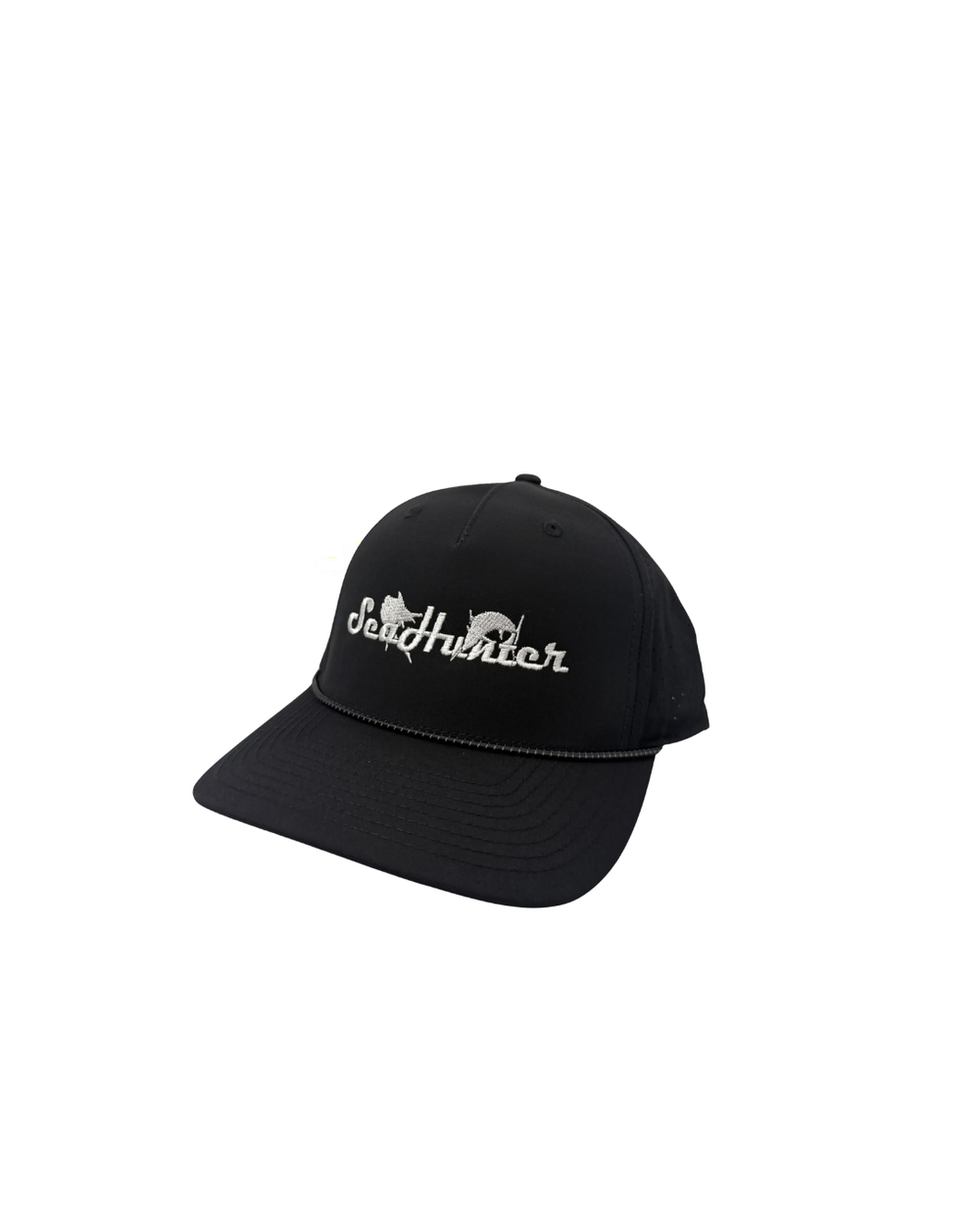 SeaHunter Rope Snapback Hat- Black
