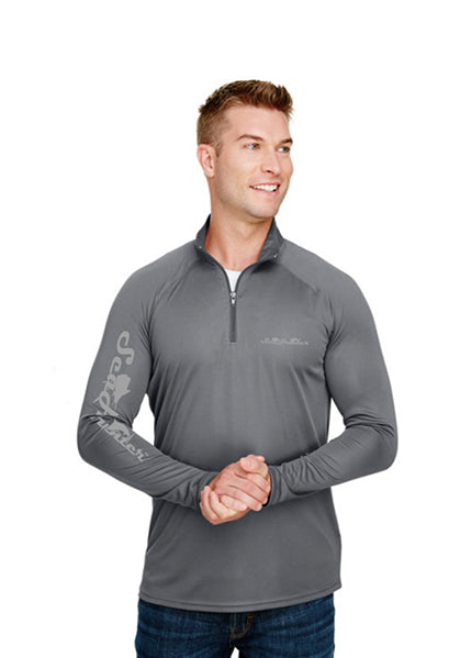 SeaHunter Dri-Fit Quarter Zip Long Sleeve Shirt